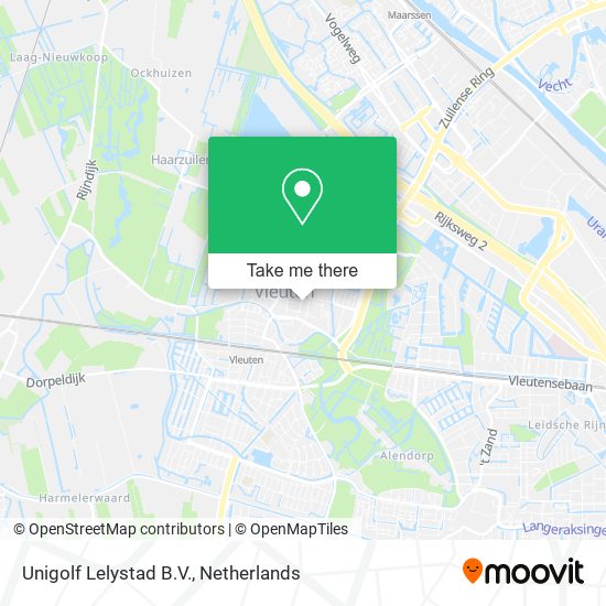 Unigolf Lelystad B.V. map