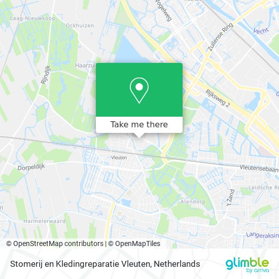 Stomerij en Kledingreparatie Vleuten map