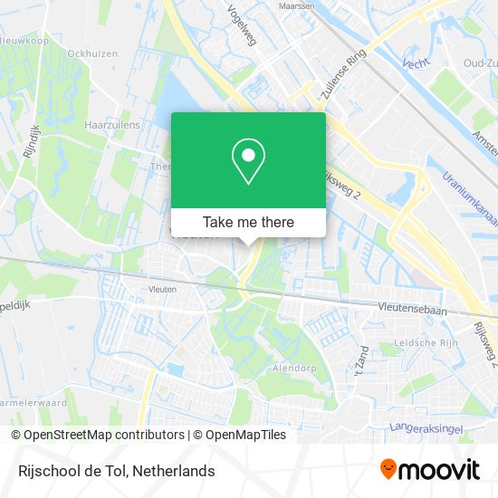 Rijschool de Tol map