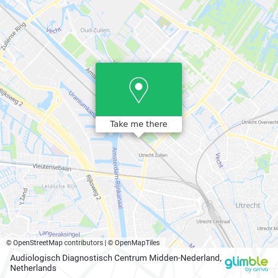 Audiologisch Diagnostisch Centrum Midden-Nederland Karte