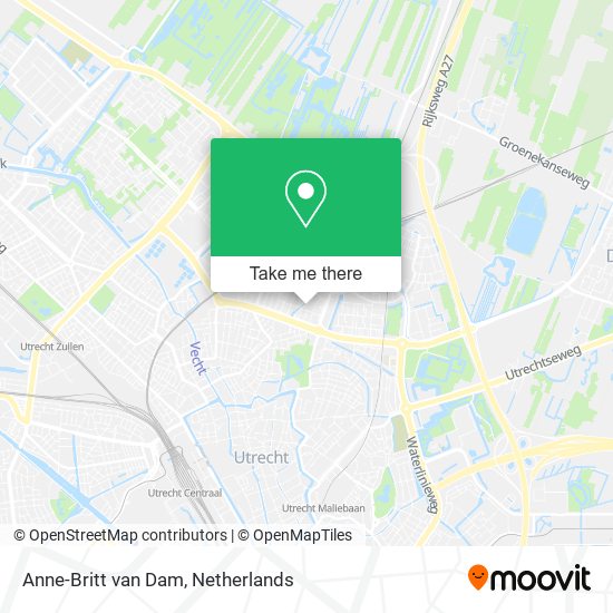 Anne-Britt van Dam map