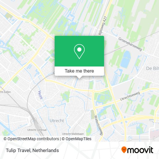 Tulip Travel map