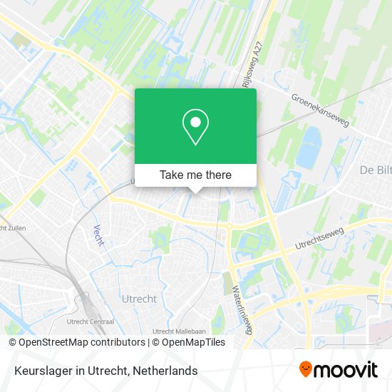 Keurslager in Utrecht map