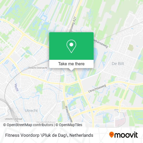 Fitness Voordorp \Pluk de Dag\ Karte