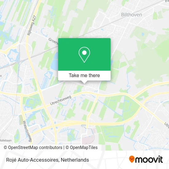 Rojé Auto-Accessoires map