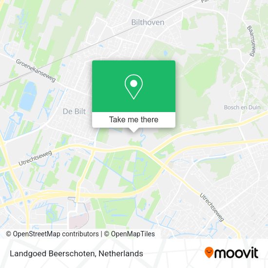 Landgoed Beerschoten map