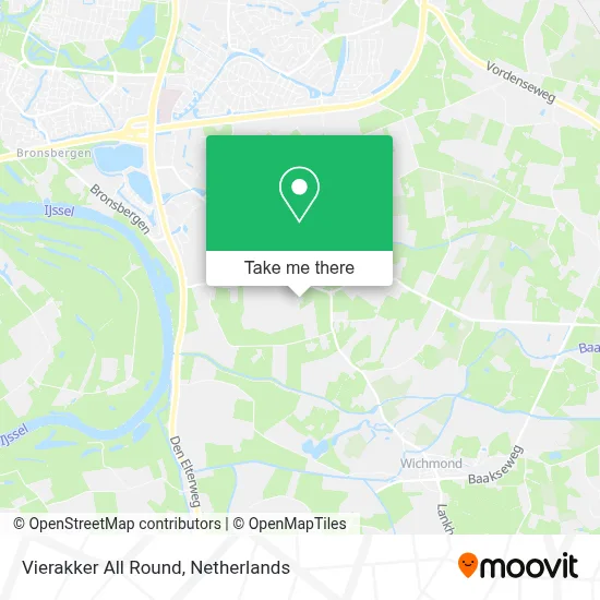 Vierakker All Round map