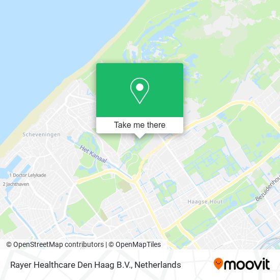 Rayer Healthcare Den Haag B.V. map