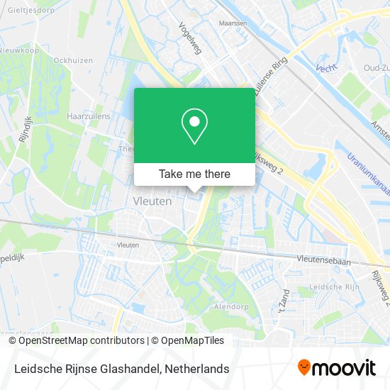 Leidsche Rijnse Glashandel Karte