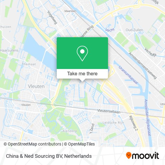 China & Ned Sourcing BV Karte