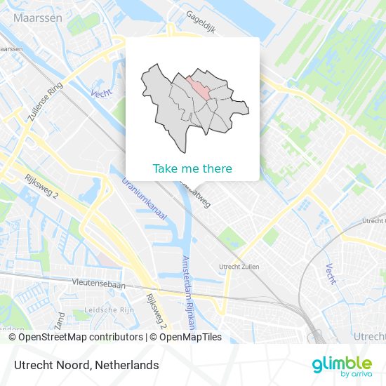 Utrecht Noord map