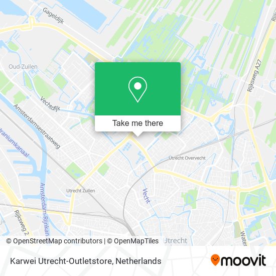 Karwei Utrecht-Outletstore map