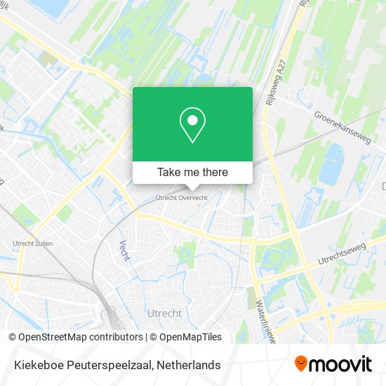 Kiekeboe Peuterspeelzaal Karte