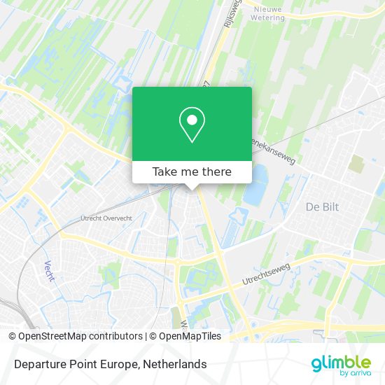 Departure Point Europe map