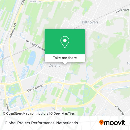 Global Project Performance Karte