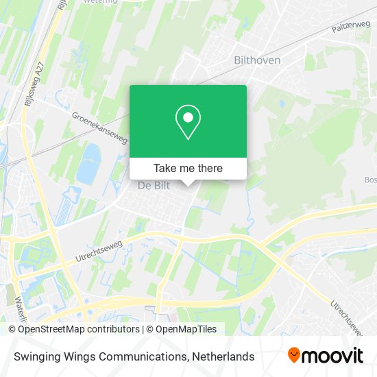 Swinging Wings Communications map