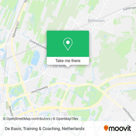 De Basis, Training & Coaching map