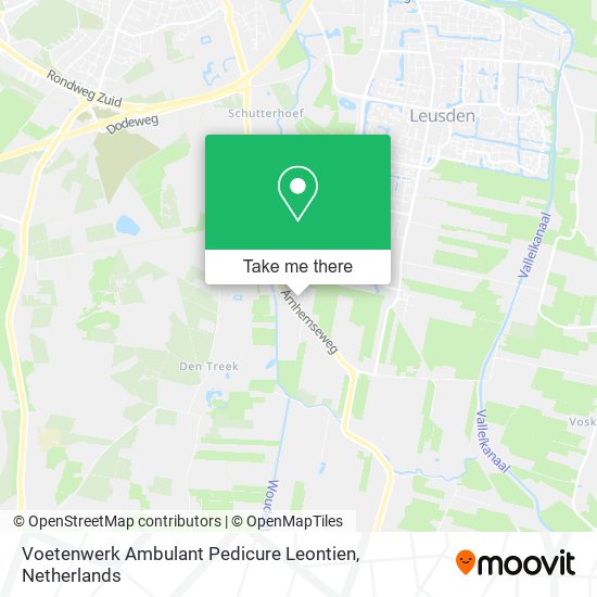 Voetenwerk Ambulant Pedicure Leontien map