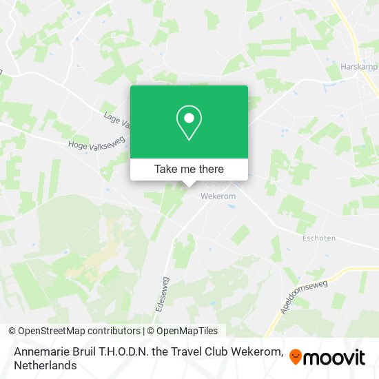 Annemarie Bruil T.H.O.D.N. the Travel Club Wekerom map