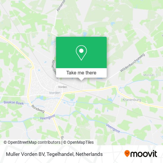 Muller Vorden BV, Tegelhandel map