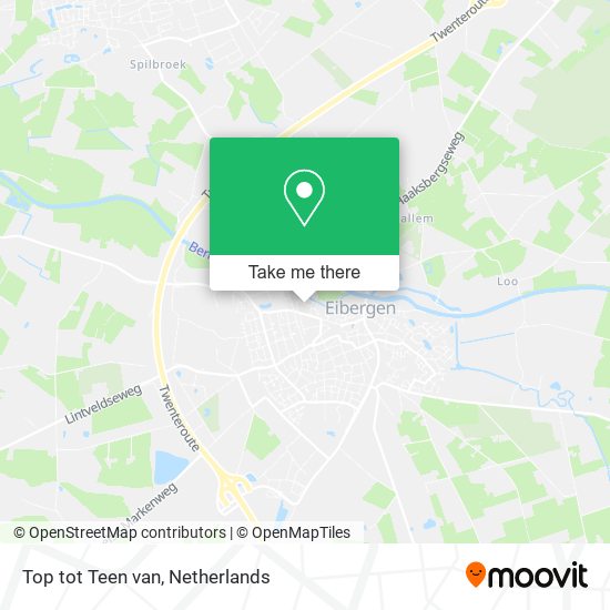 Top tot Teen van map