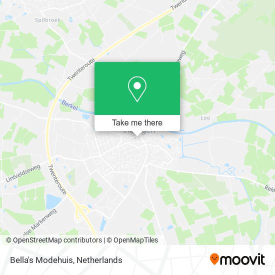 Bella's Modehuis Karte