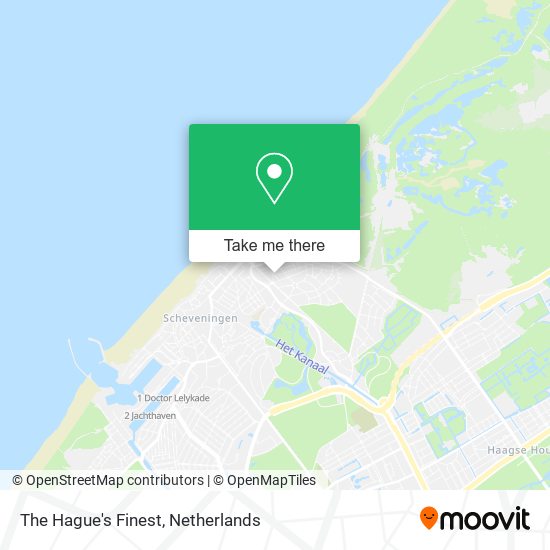 The Hague's Finest map