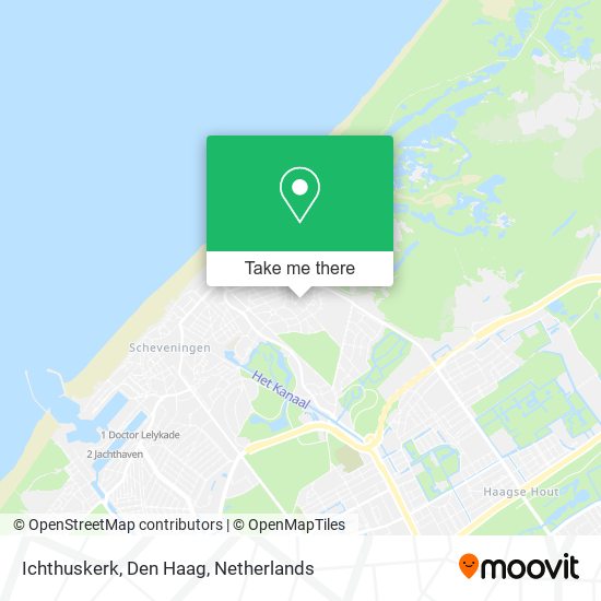 Ichthuskerk, Den Haag map