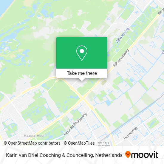 Karin van Driel Coaching & Councelling map