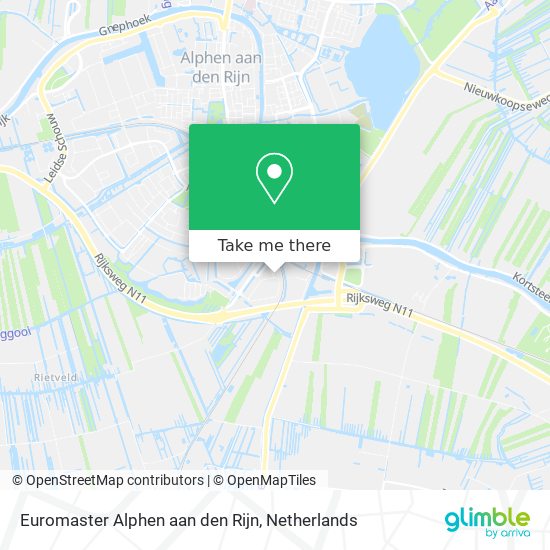 Euromaster Alphen aan den Rijn map