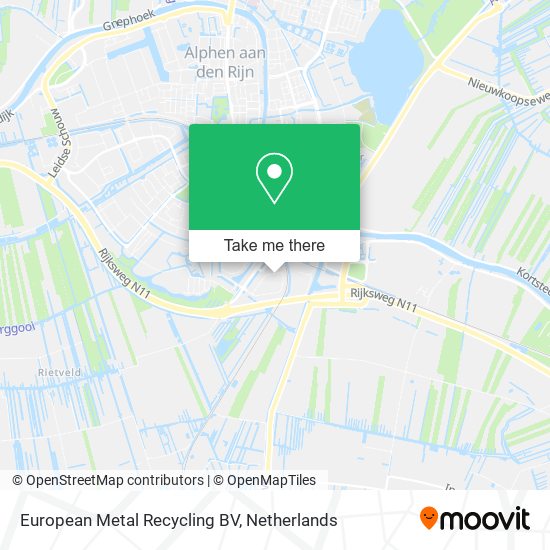 European Metal Recycling BV map