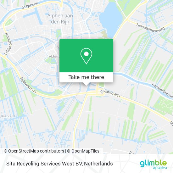 Sita Recycling Services West BV map