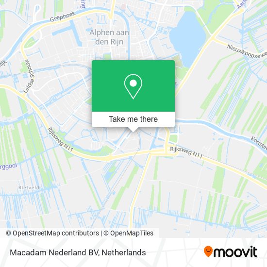 Macadam Nederland BV map