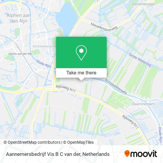 Aannemersbedrijf Vis B C van der map