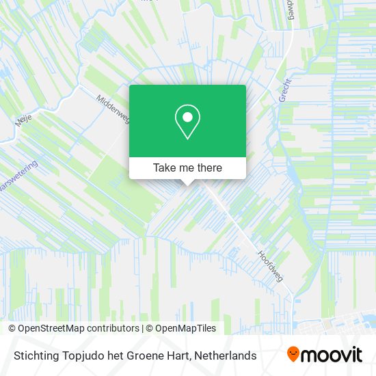 Stichting Topjudo het Groene Hart Karte