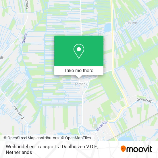 Weihandel en Transport J Daalhuizen V.O.F. map