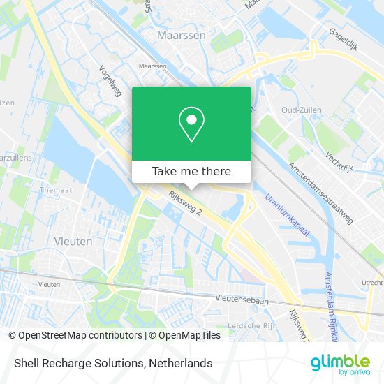 Shell Recharge Solutions map