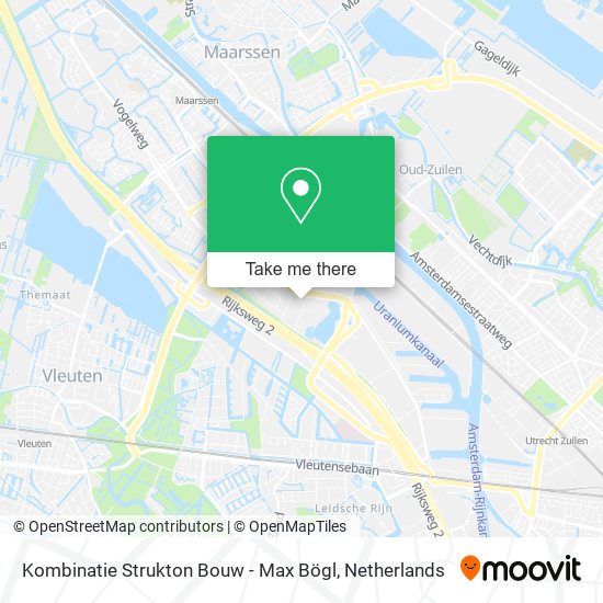 Kombinatie Strukton Bouw - Max Bögl map