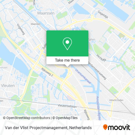 Van der Vlist Projectmanagement Karte