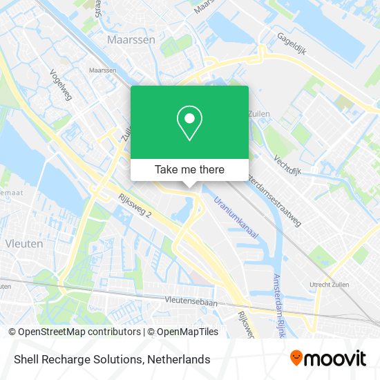 Shell Recharge Solutions map