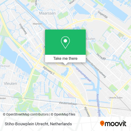 Stiho-Bouwplein Utrecht map