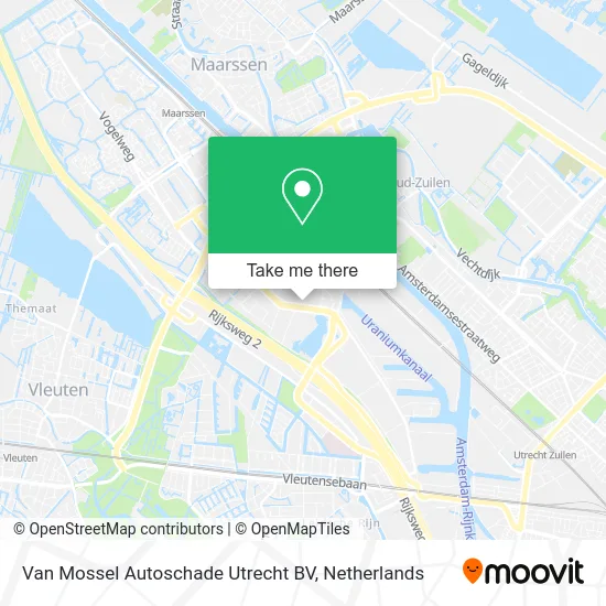 Van Mossel Autoschade Utrecht BV map