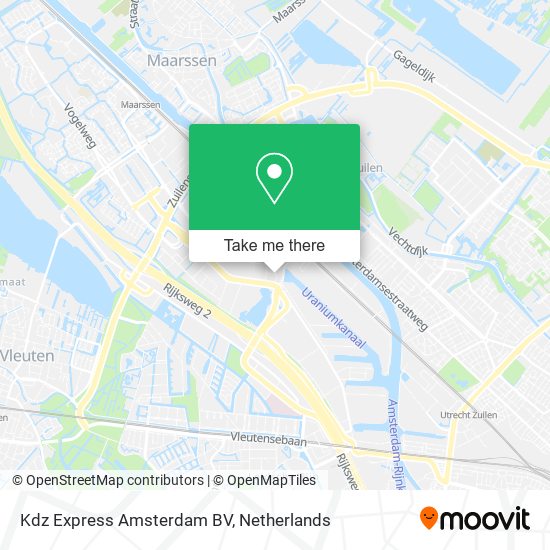 Kdz Express Amsterdam BV Karte