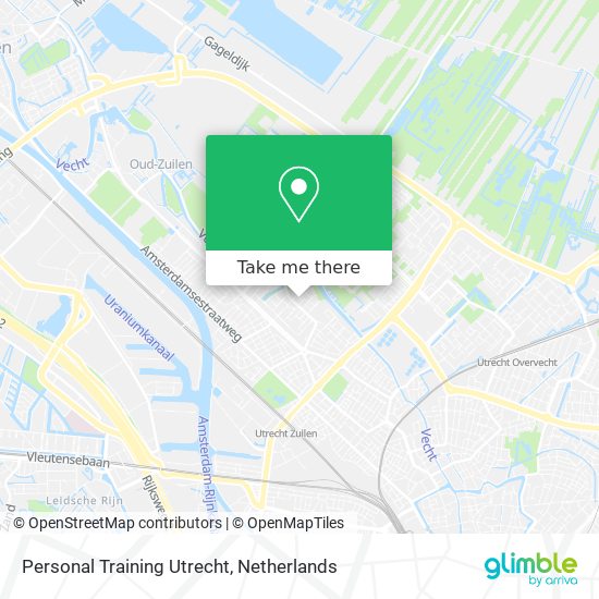 Personal Training Utrecht map