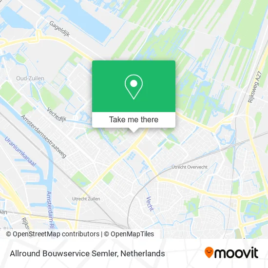 Allround Bouwservice Semler map