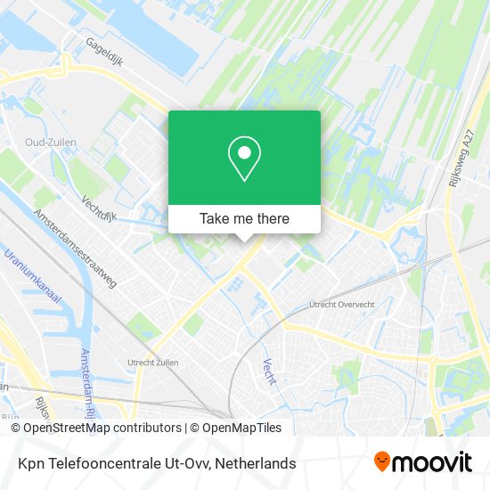 Kpn Telefooncentrale Ut-Ovv map