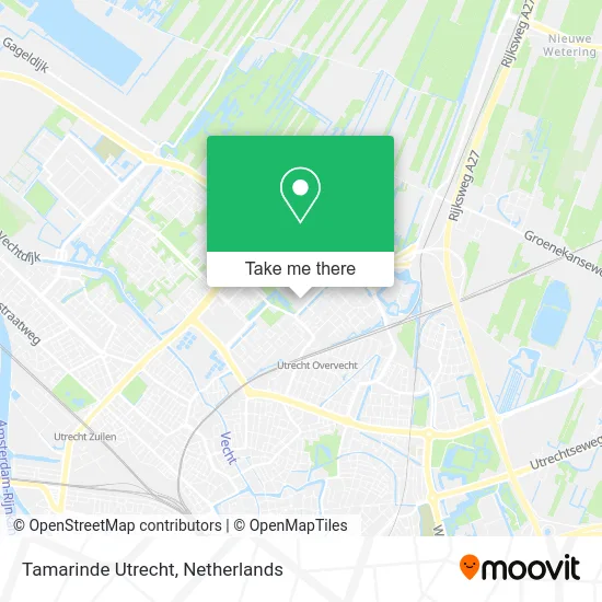 Tamarinde Utrecht map