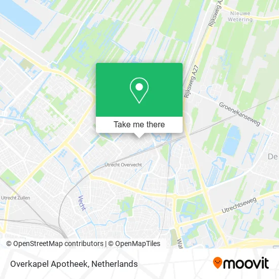 Overkapel Apotheek map