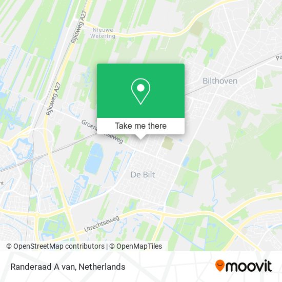 Randeraad A van map