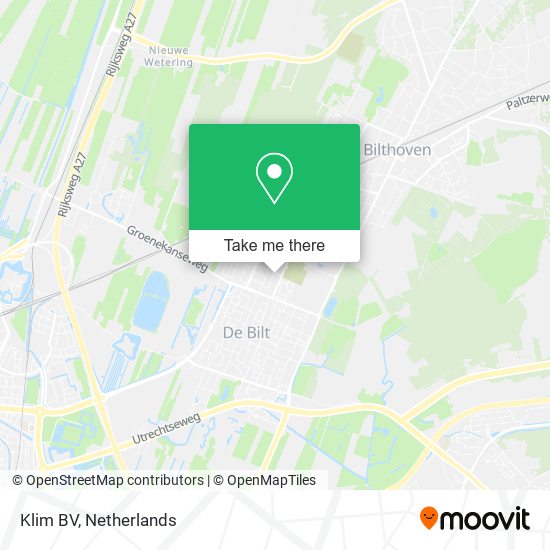 Klim BV map